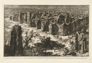Rovine delle Terme Antoniniane (Ruinen der Antoninischen Thermen [Caracalla-Thermen]), aus Vedute di Roma