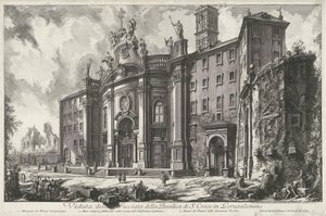 Santa Croce in Gerusalemme in Rom von Giovanni Battista Piranesi