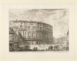 Theater des Marcellus, aus Veduten von Rom