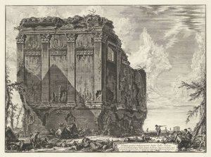 Tempel der Salus bei Rom (Ansichten von Rom) von Giovanni Battista Piranesi