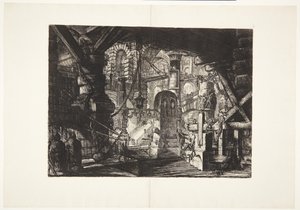 Der Pier mit Ketten von Giovanni Battista Piranesi