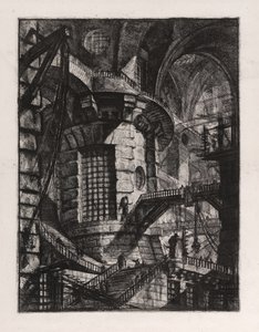 Der Runde Turm, Tafel 3 aus Carceri d