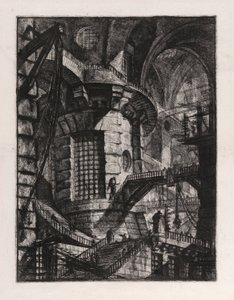 Der Runde Turm, Platte 3 aus Carceri von Giovanni Battista Piranesi
