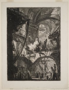 Das rauchende Feuer von Giovanni Battista Piranesi