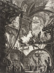Das rauchende Feuer von Giovanni Battista Piranesi
