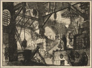 Der Brunnen, Platte 13 aus Imaginäre Gefängnisse von Giovanni Battista Piranesi