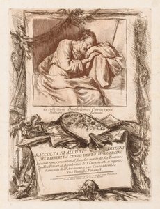 Titelseite von Raccolta di alcuni disegni del Barberi da Cento Ietto il Gerucino