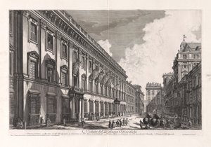 Veduta del Palazzo Odescalchi, aus Vedute di Roma von Giovanni Battista Piranesi
