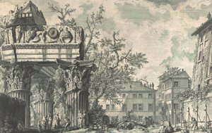 Veduta del Tempio di Giove Tonante, 1740er-60er Jahre