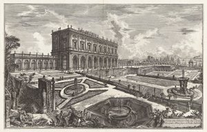 Ansicht der Villa dell von Giovanni Battista Piranesi