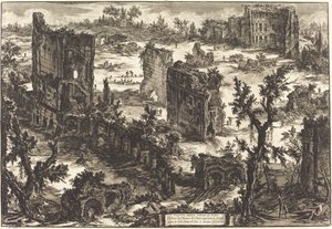 Ansicht der Thermen des Titus (Veduta delle Terme di Tito)