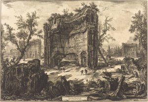 Ansicht ... der Thermen von Titus