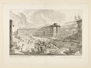 Veduta di Piazza di Spagna, aus Vedute di Roma von Giovanni Battista Piranesi