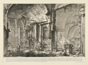 Veduta di altra parte della Camera Sepolcrale di L. Arrunzio, aus Le Antichità Romane von Giovanni Battista Piranesi