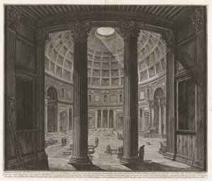 Innere Ansicht des Pantheon von Giovanni Battista Piranesi