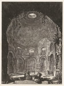 Innere Ansicht des Tempels der Tosse von Giovanni Battista Piranesi