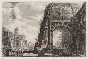 Ansichten von Rom: Der Titusbogen von Giovanni Battista Piranesi