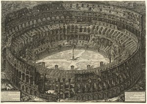 Ansichten von Rom: Das Kolosseum, 1776