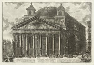 Ansichten von Rom: Das Pantheon von Giovanni Battista Piranesi