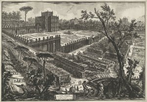 Villa Doria Pamphili in Rom von Giovanni Battista Piranesi