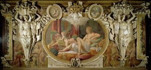Danae (Detail) von Giovanni Battista Rosso Fiorentino