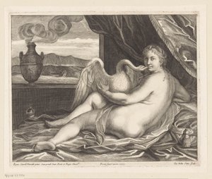 Leda und der Schwan von Giovanni Battista Sintes