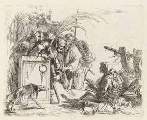 Der Tod gibt Audienz, aus Vari capricci (Verschiedene Capriccios)