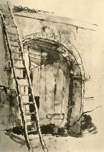 Tor, Mitte des 18. Jahrhunderts, 1928 von Giovanni Battista Tiepolo