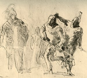 Minerva zügelt den Zorn des Achilles, ca. 1757, 1928