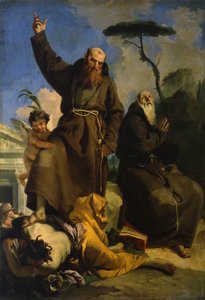 Heiliger Fidelis von Sigmaringen und Heiliger Joseph von Leonessa von Giovanni Battista Tiepolo