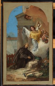 Vision des heiligen Paschalis Baylon von der Eucharistie