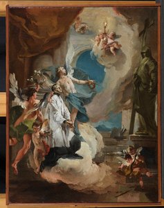 St. Aloysius Gonzaga in Herrlichkeit, ca. 1726 von Giovanni Battista Tiepolo