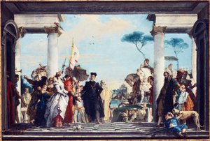 Die Ankunft von Henri III in der Villa Contarini, vor 1750