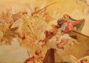 Überführung des Heiligen Hauses von Nazareth nach Loreto (Detail)