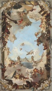 Reichtum und Vorteile der spanischen Monarchie unter Karl III. von Giovanni Battista Tiepolo