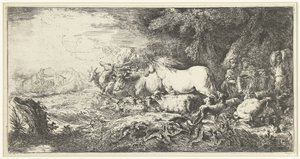 Arche Noah von Giovanni Benedetto Castiglione