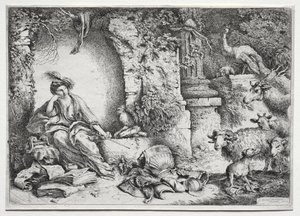 Die Melancholie von Giovanni Benedetto Castiglione