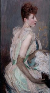 Porträt der Gräfin de Leusse, geborene Suzanne Berthier (1868-1936)