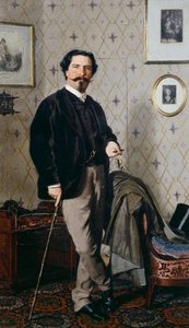 Porträt von Cristiano Banti mit seinem Stock von Giovanni Boldini