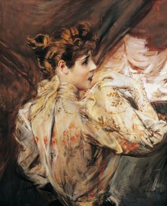 Porträt von Eleonora Duse, italienische Schauspielerin, Gemälde von Giovanni Boldini