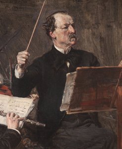 Porträt von Emanuele Muzio, italienischer Komponist und Dirigent