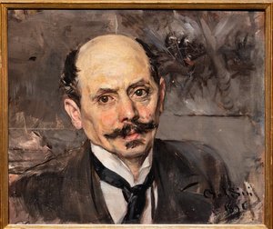 Porträt des Malers J.B. Edouard Detaille (Detail)