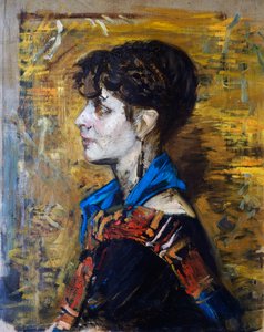 Porträt der Frau oder der Zigeunerin von Giovanni Boldini