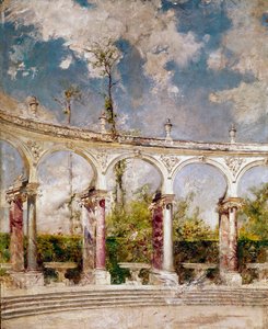 Die Kolonnade in Versailles von Giovanni Boldini