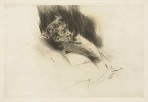 Whistler schläft, 1897 von Giovanni Boldini