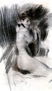 Sitzende Frau, ca. 1920