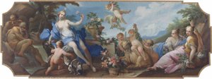 Aurora und Diana, oder eine Allegorie des Frühlings von Giovanni Camillo Sagrestani