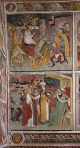 Szenen aus dem Leben Christi, ca. 1492 (Fresko) von Giovanni Canavesio
