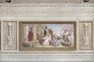 Das Martyrium des Heiligen Simon und des Heiligen Judas Thaddäus, aus Geschichten von Christus von Giovanni Chiarini