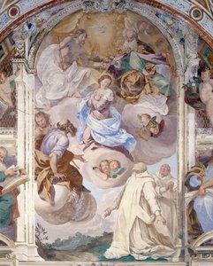 Geschichten von Jesus und Maria, Freskendetail von Giovanni Cristoforo Storer